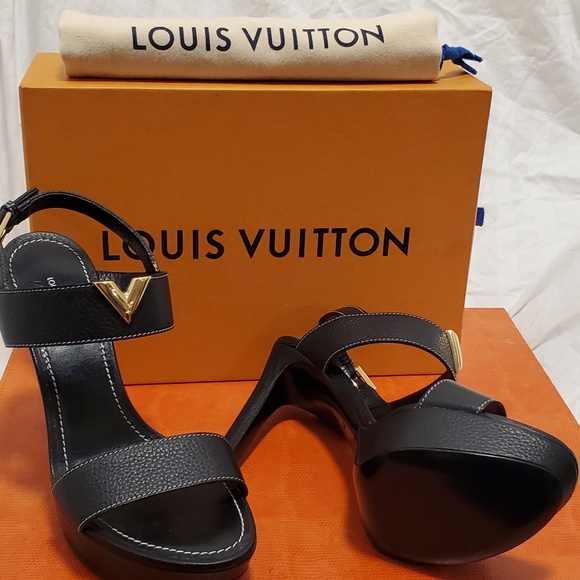 louis vuitton sandal heels